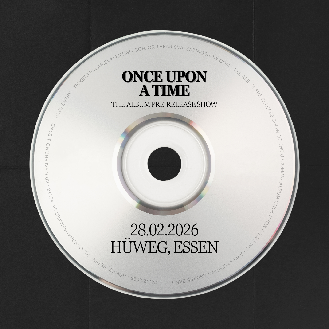 TICKET - ONCE UPON A TIME (THE ALBUM PRE-RELEASE SHOW)